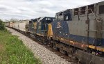 CSX 95 and 2684 roll southbound